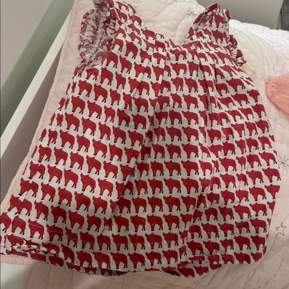 Red Razorback Print Kids Top - Picture 4 of 4